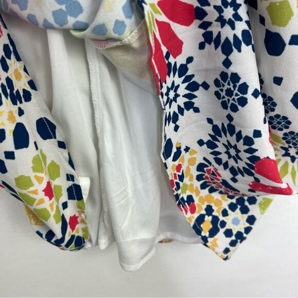 Wayward Fancies eShakti Asian Inspired Kimono Graphic Floral Sleeve Boho Dress - Picture 11 of 15